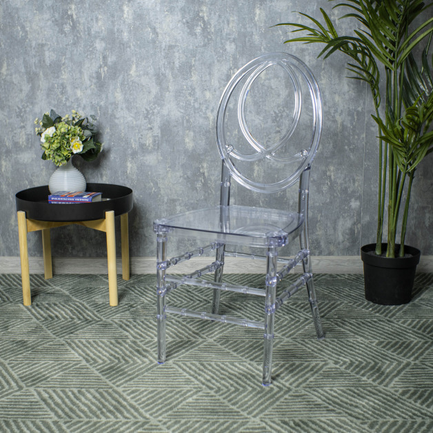 Прозрачный пластиковый стул Феникс - фото Прозрачный пластиковый стул Феникс - фото